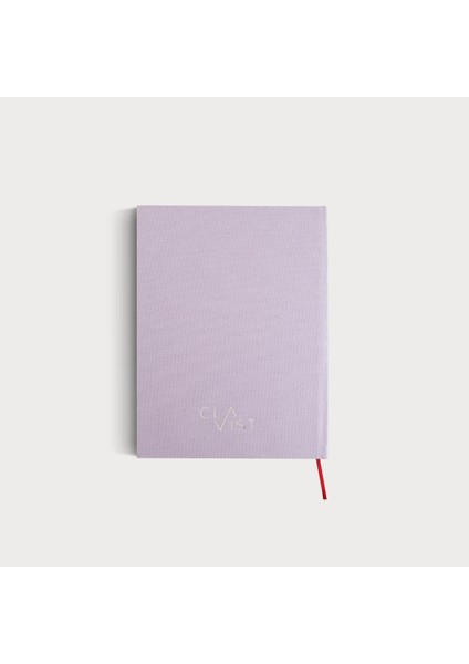 Journal - A5 Pembe Keten Cilt Bezli Çizgisiz Düz Defter
