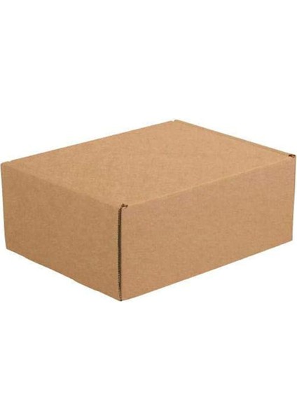 Ambalaj Markt Kesimli E-Ticaret Kargo Kutusu 17X17X6 cm Esmer 50'li
