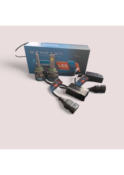 Photon Milestone Hır2 9012 15000 Lumens BLACK Katana Edition ŞİMŞEK ETKİLİ LED Xenon TOYOTAYA ÖZEL
