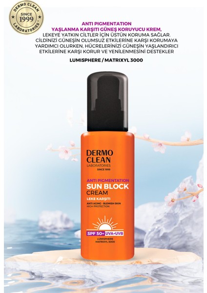Antı Pıgmentasyon Sun Block Cream Güneş Kremi (Spf 50+) 100 ml