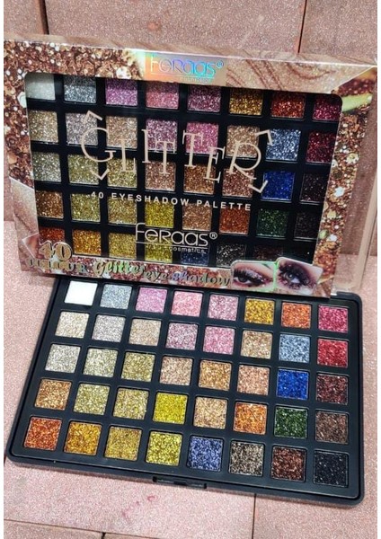 Renkli Glitter 40 Renk