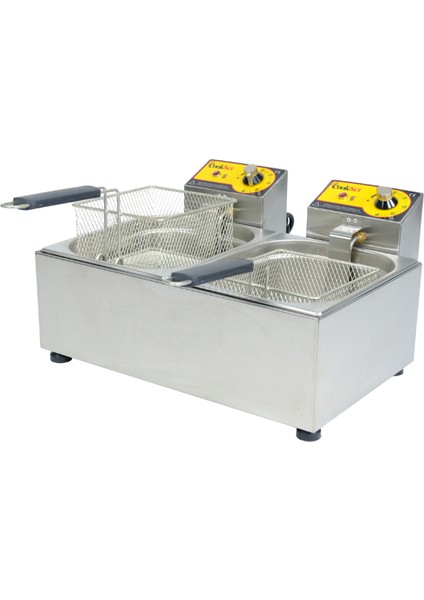 OSİMO Cookset Elektrikli Fritöz 5+5 Lt