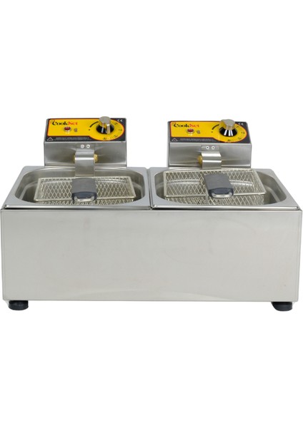 OSİMO Cookset Elektrikli Fritöz 5+5 Lt