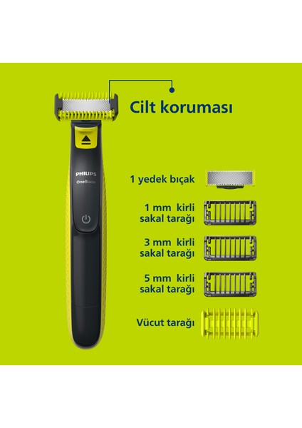 Qp2824/10 Oneblade Yüz ve Vücut Şekilendirici