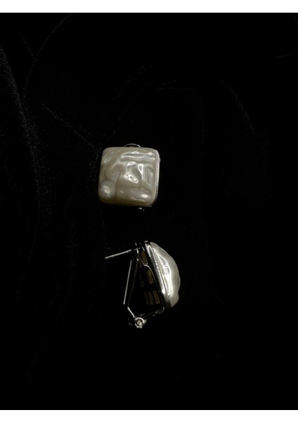 Barok Tarzı İnci İthal Kadın Gümüş Küpe