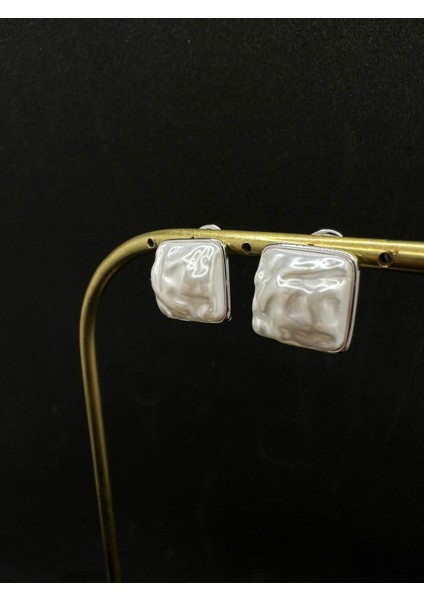 Barok Tarzı İnci İthal Kadın Gümüş Küpe modelleri