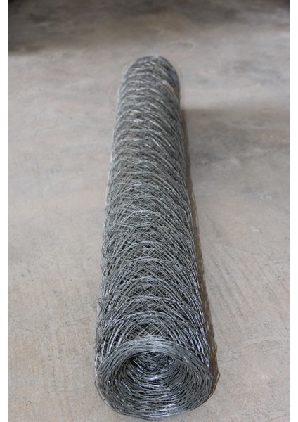 Bahçe Çit Teli Örgülü Kümes Teli 100 cm Yükseklik 20 mt Uzunluk 7 x 7 Göz Aralığı 1.1 mm Kalınlık