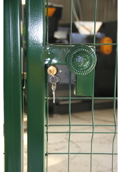 Bahçe Kapısı - Panel Çit Tel Kapısı -Çift- Kanatlı Kapı Yeşil-) -150CM Yüksekliği x 200 cm Uzunluk indirimleri