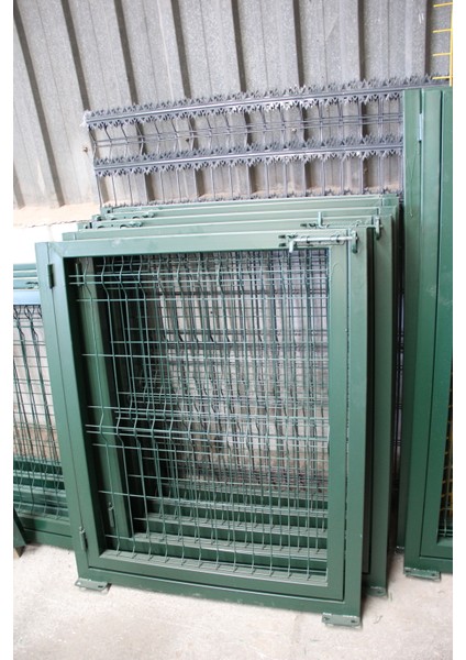Bahçe KapısıPanel Çit KapısıKanatlı Kapı Yeşil 100 cm Yükseklik x 120 cm Eni fiyatları