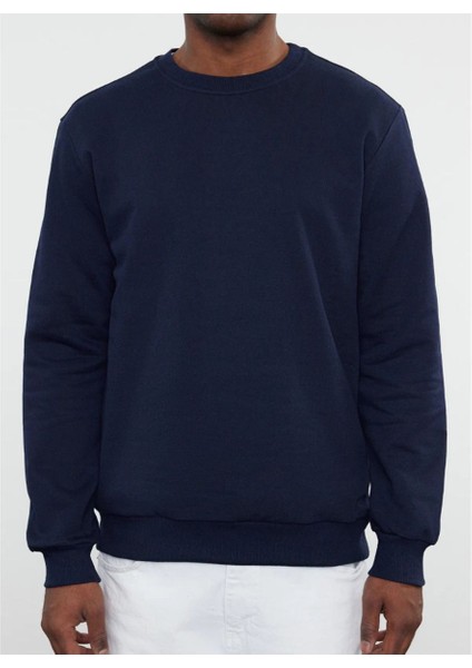 Regular Normal Kesim Içi Polar/sıcak Tutan Sweatshirt