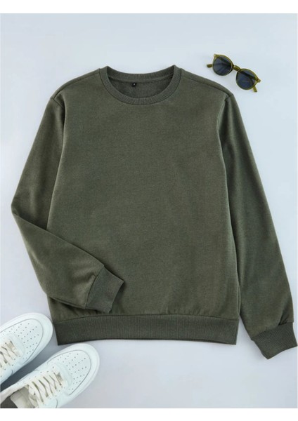 Regular Normal Kesim Içi Polar/sıcak Tutan Sweatshirt