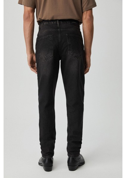 Azurha Erkek Denim Siyah Pantolon