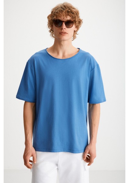 Davınsono Erkek Mavi T-Shirt modelleri