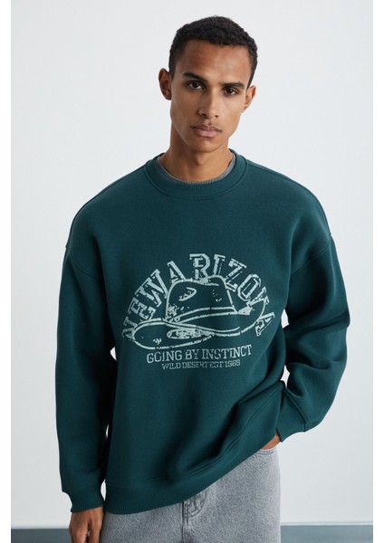 Hat Erkek Yumuşacık Yeşil Sweatshirt modelleri