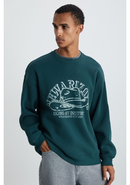 Hat Erkek Yumuşacık Yeşil Sweatshirt fırsatları