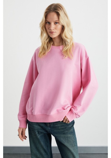 Karıus Kadın Pembe Sweatshirt