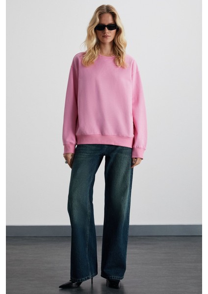 Karıus Kadın Pembe Sweatshirt