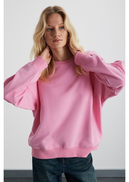 Karıus Kadın Pembe Sweatshirt