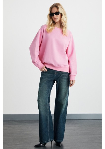 Karıus Kadın Pembe Sweatshirt