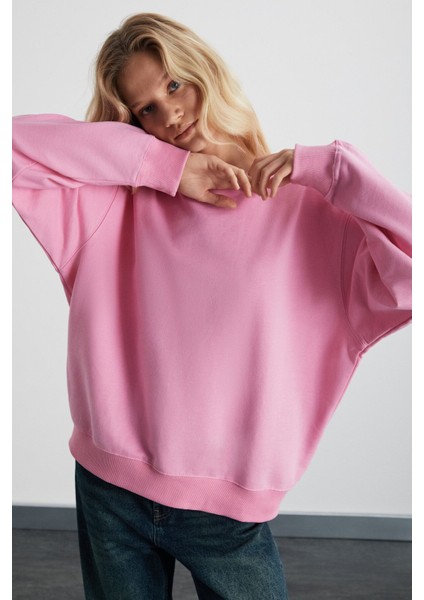 Karıus Kadın Pembe Sweatshirt