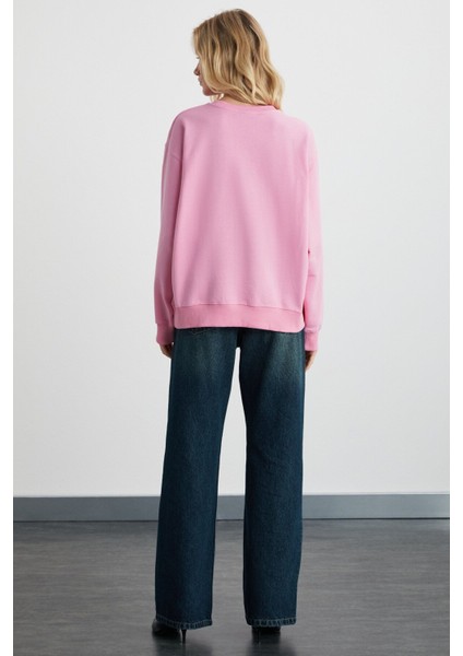 Karıus Kadın Pembe Sweatshirt