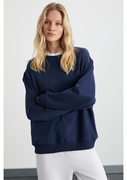 Karıus Kadın Lacivert Sweatshirt