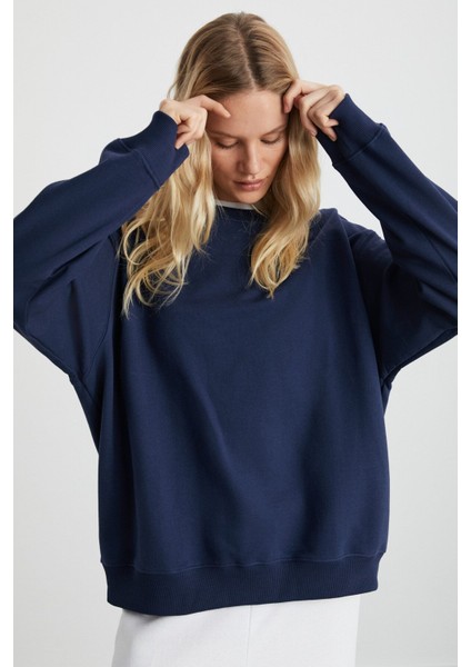 Karıus Kadın Lacivert Sweatshirt