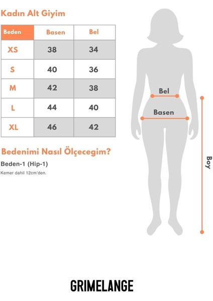 Lıbby Kadin Siyah Beyaz Blok Geçişli Genis Paca Yüksek Bel Siyah Pantolon