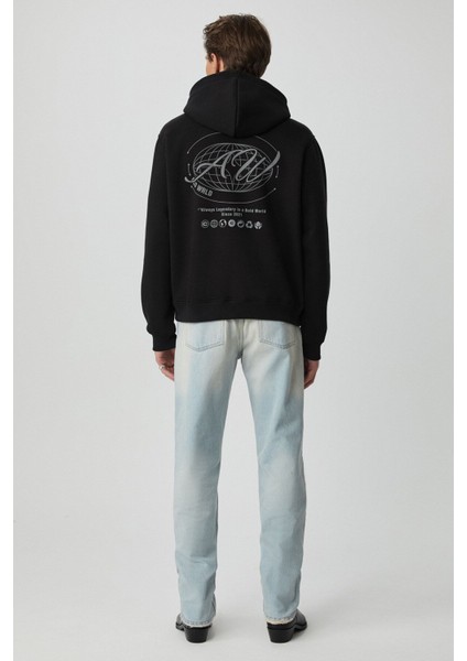 Legandary Erkek Yumuşacık Siyah Sweatshirt