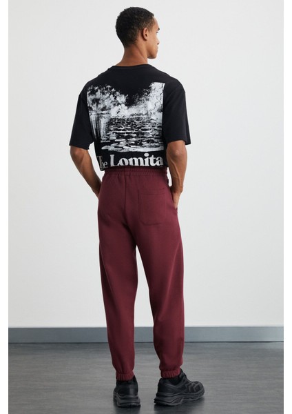 Kyoto Erkek Pamuk Polyester Kırmızı Eşofman Altı