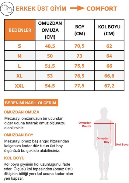 Jorge Erkek Yumuşacık Kapüşonlu Organik Pamuk Kanguru Cepli Regular Turuncu Sweatshirt