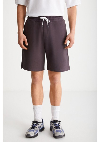 Uncertain Erkek Comfort Fit Mor Şort & Bermuda