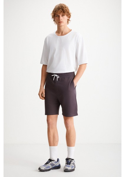 Uncertain Erkek Comfort Fit Mor Şort & Bermuda