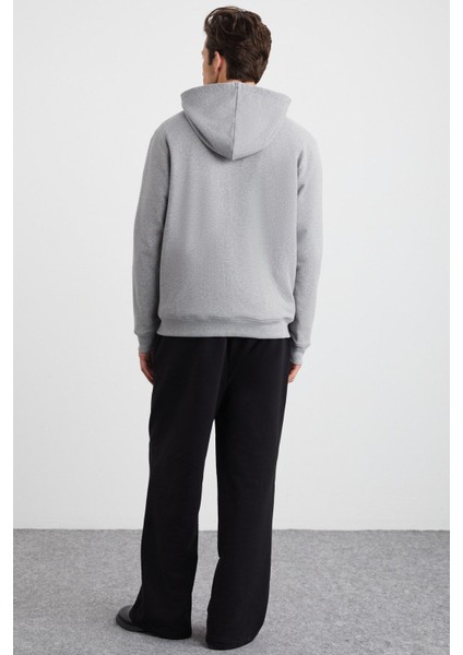 ALPHABET Erkek Pamuk-Polyester Grimelanj Sweatshirt
