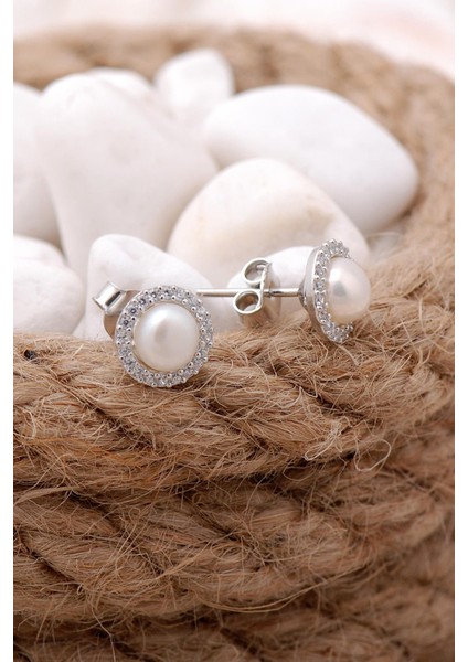 Inci Taşlı Rodyumlu Gümüş Trend Ikili Set 2486