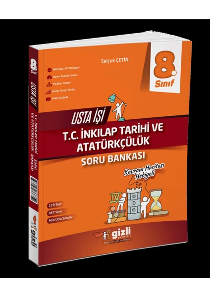 8. Sınıf Inkilap Tarihi Usta Işi Soru Bankası (Kavram Haritası Hediyeli)