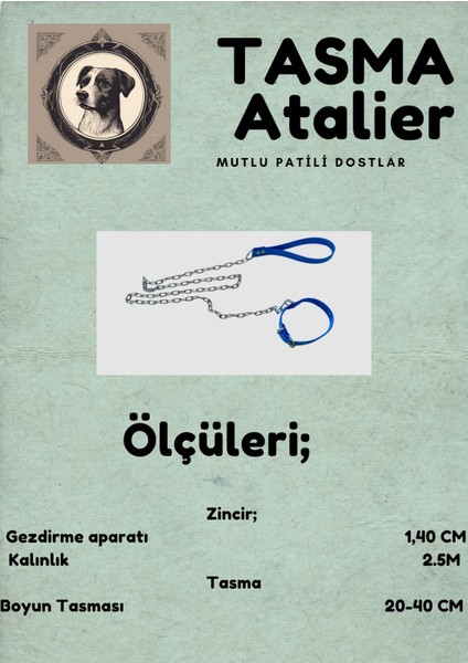 Küçük Boy Yavru Köpekler Için Zincirli Boyundan Bağlamalı Gezdirme Tasması fiyatları