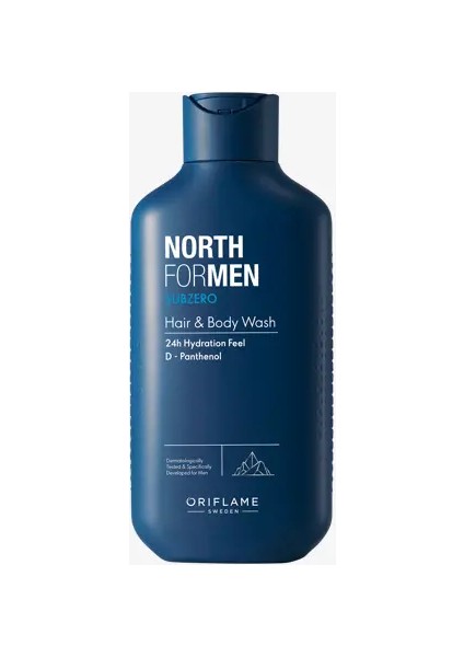 North For Men Subzero Saç ve Vücut Şampuanı 250 ml