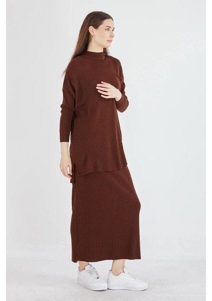 Cep Detaylı Selvim Triko Etekli Takım fiyatları