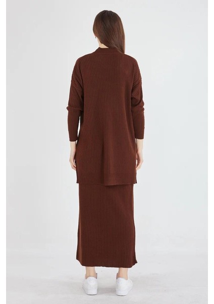 Cep Detaylı Selvim Triko Etekli Takım indirimleri