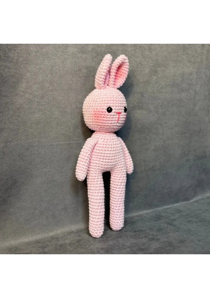 El Örgüsü Amigurumi Oyuncak Tavşan - 26 x 10 cm modelleri