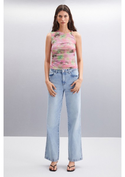 Jerı Kadın Polyester Slim Pembe Bluz fiyatları