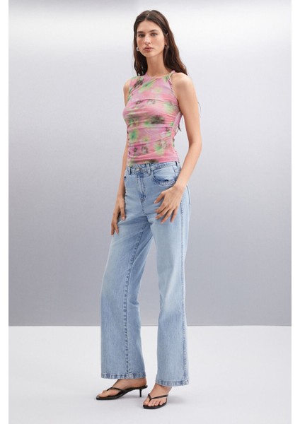 Jerı Kadın Polyester Slim Pembe Bluz fırsatları