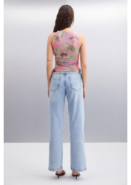 Jerı Kadın Polyester Slim Pembe Bluz indirimleri