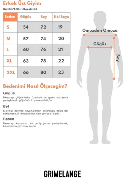 Jett Erkek Oversize Fit %100 Pamuk Kalın Dokulu Turuncu T-shirt