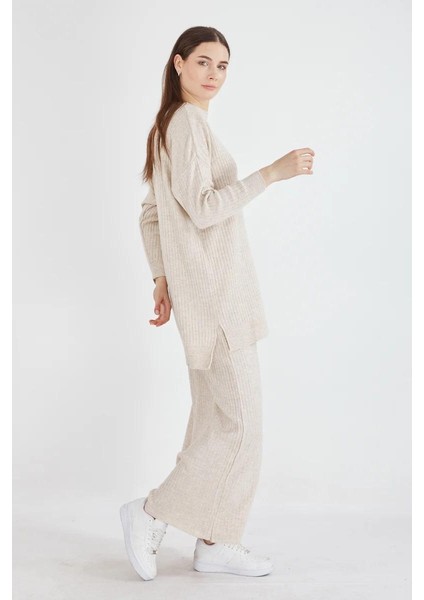 Cep Detaylı Selvim Triko Etekli Takım modelleri