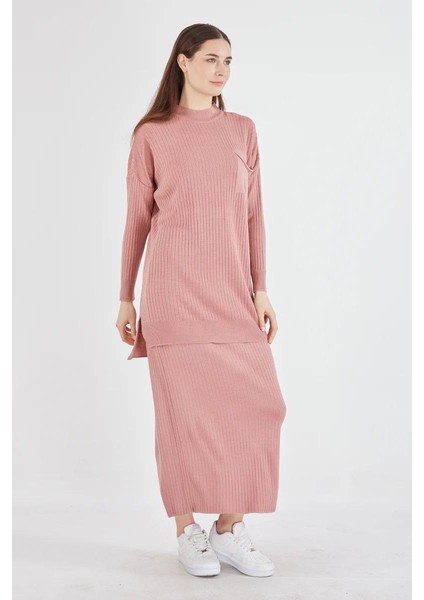 Cep Detaylı Selvim Triko Etekli Takım fiyatları