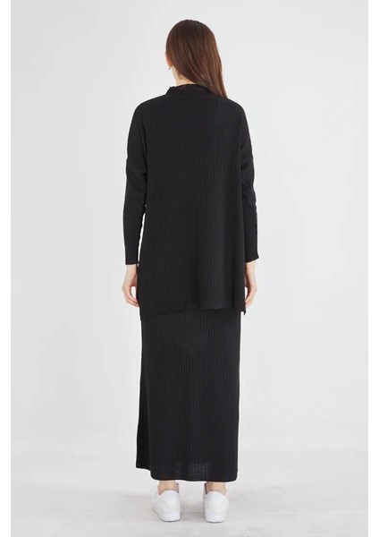 Cep Detaylı Selvim Triko Etekli Takım indirimleri