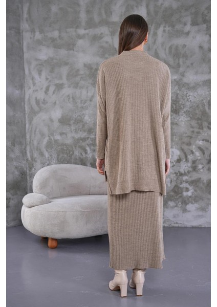 Cep Detaylı Selvim Triko Etekli Takım indirimleri