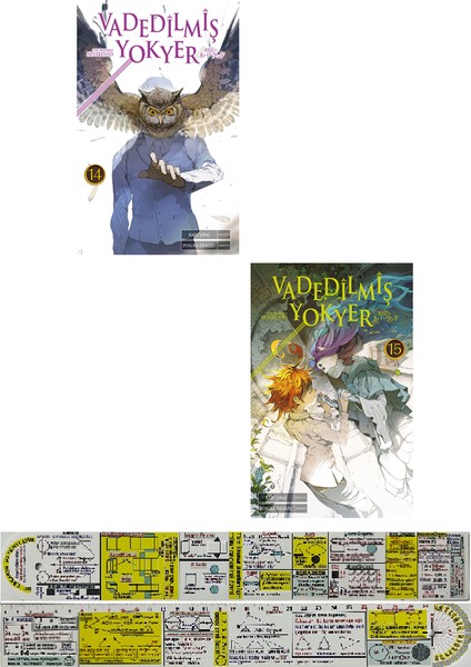 Manga Seti Vadedilmiş Yokyer 14. 15. Ciltler (Matematik Öğreten Cetvel) - Kaiu Şirai